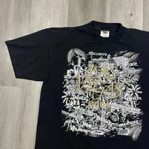 Vintage 2000 Las Vegas Casino Tourist‎ Size Large Poker Gambling Nevada Tshirt